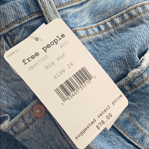 FREE PEOPLE Ranger Denim Kick Flare Jeans - 26 - Picture 4 of 8